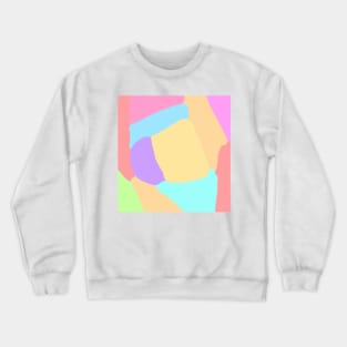 Colorful watercolor abstract texture art Crewneck Sweatshirt